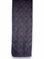 SCIARPA OTELLO DOPPIATA 100%SETA/LANA 33X170
