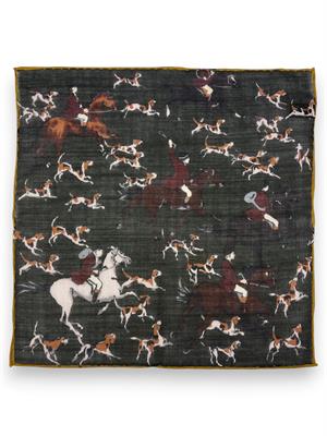 POCHETTE 33X33 100%LANA ORLO A MANO