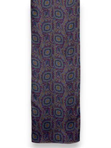 SCIARPA OTELLO DOPPIATA 100%SETA/LANA 33X170