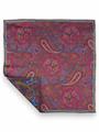POCHETTE DOPPIA STAMPA 45X45 100% SETA ORLO A MANO