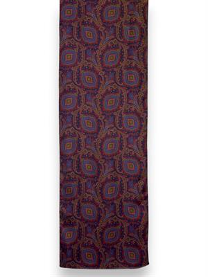 SCIARPA OTELLO DOPPIATA 100%SETA/LANA 33X170
