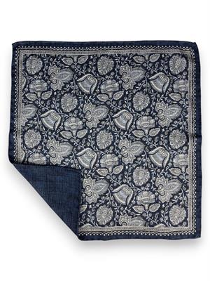 POCHETTE DOUBLE FACE 33X33 100%SETA ORLO A MANO