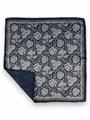 POCHETTE DOUBLE FACE 33X33 100%SETA ORLO A MANO